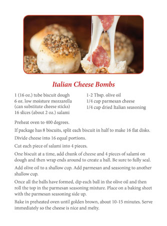 Italian Cheese Bombs