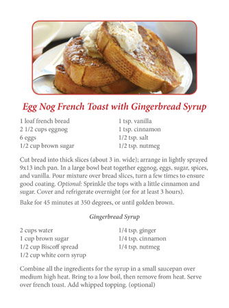 Egg Nog French Toast